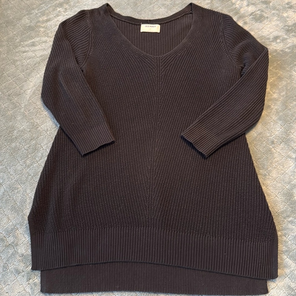 Old Navy long black sweater
